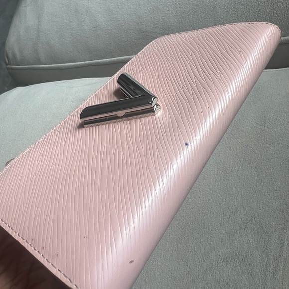 🛑SOLD🛑 Louis Vuitton Long Wallet Epi Portefeuille Twist Pink - Picture 9 of 11